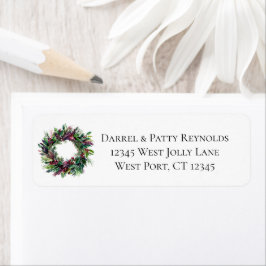 Red Green Christmas Wreath