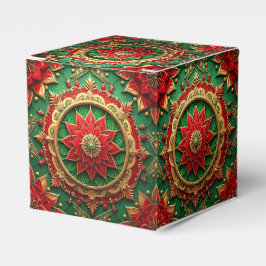 Red Green Decorative Holiday Favor Box Geschenkschachtel
