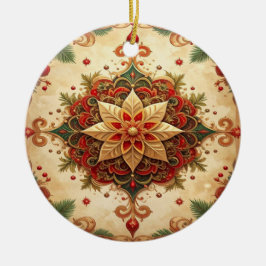 Red Green Decorative Holiday Ornament