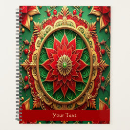 Red Green Decorative Holiday Planer