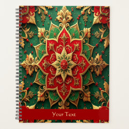 Red Green Decorative Holiday Planer