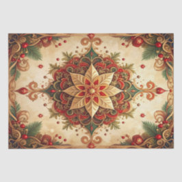 Red Green Decorative Holiday Tissue Paper Seidenpapier