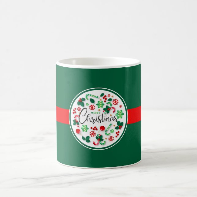 Red Green frohe Weihnachtsfeier Kaffeetasse (Mittel)