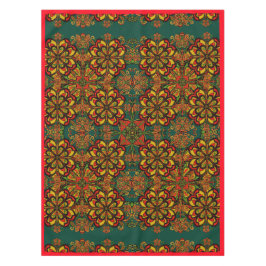 Red, Green & Gold TapestPattern für Weihnachten Tischdecke