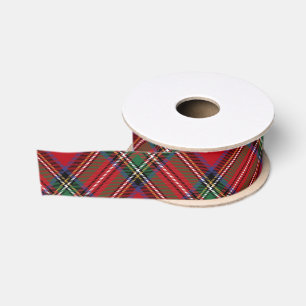 Red Green Kariert Rustic Stewart Tartan Ripsband