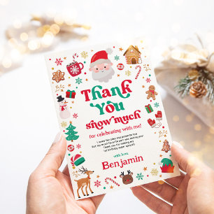 Red Green Noël Père Noël Anniversaire Carte de rem