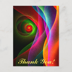 Red Green Orange Modern Abstrakt Art Pattern #22 Postkarte