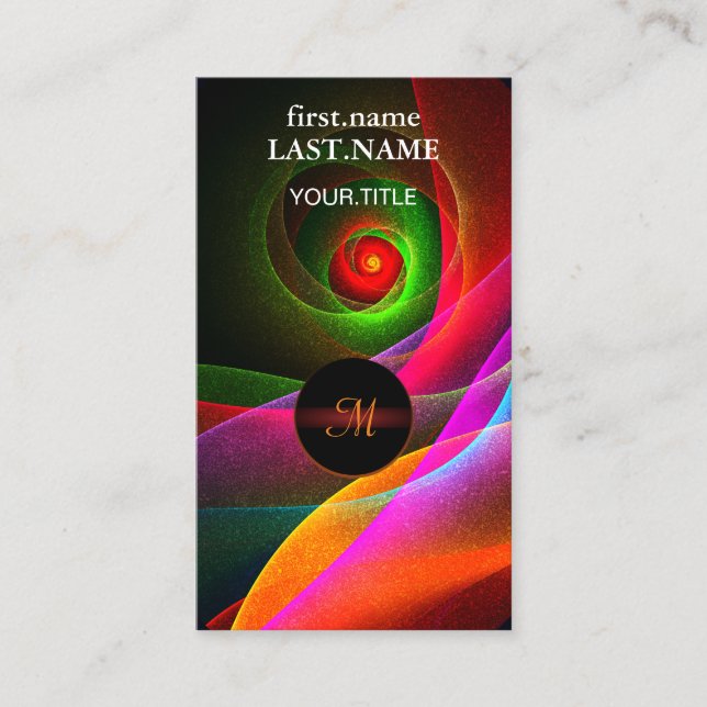 Red Green Orange Modern Abstrakt Art Pattern #22 Visitenkarte (Vorderseite)