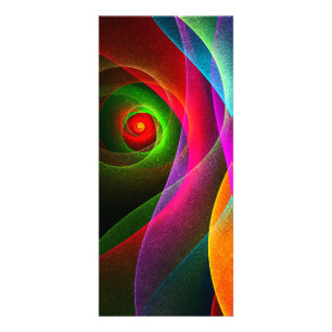 Red Green Orange Modern Abstrakt Art Pattern #22 Werbekarte