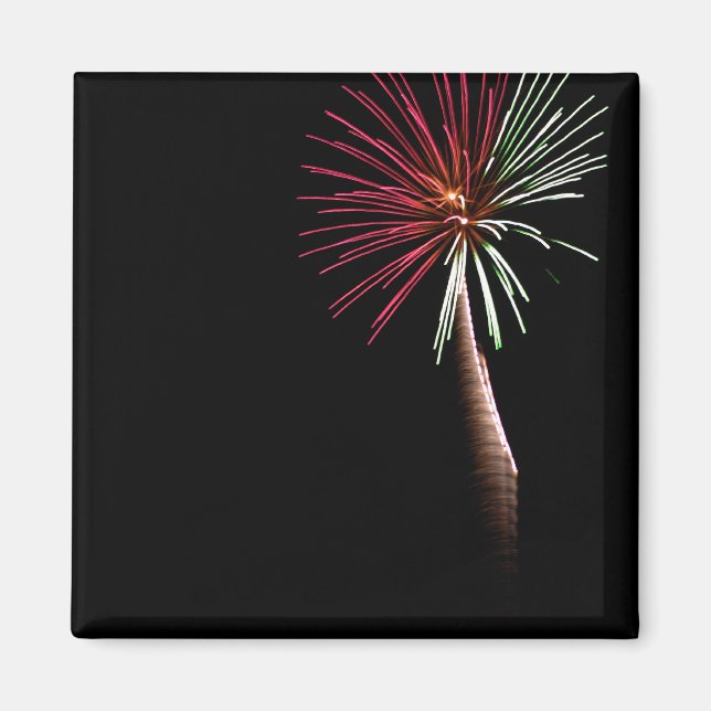 Red & Green Palm Magnet (Vorne)