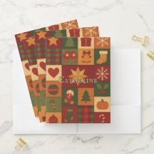 Red Green Patchwork Quilt Rustikales Bauernhaus Bl