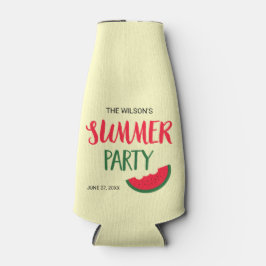 Red Green Watermelon Summer Party Flasche Cooler Flaschenkühler