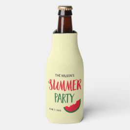 Red Green Watermelon Summer Party Flasche Cooler Flaschenkühler