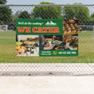 Red Green We Cater Catering Promo Logo 3 Foto Banner