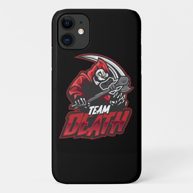 Red Grim Case-Mate iPhone Hülle (Rückseite)