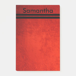 Red Grunge Post-it Klebezettel