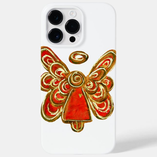 Red Guardian Angel Art Custom iPhone Case (Rückseite)