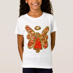 Red Guardian Angel Custom Holiday Art Shirt