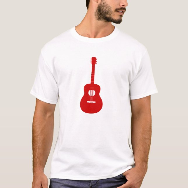 Red Guitar T - Shirt (Vorderseite)