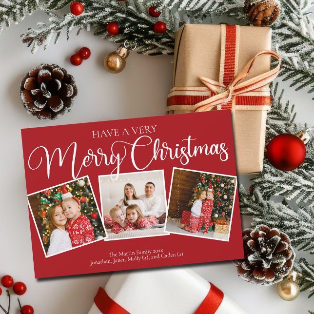 Red haben eine sehr frohe Weihnachten 3 Foto Colla (Von Creator hochgeladen)