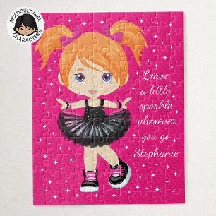 Red Hair Ballerina Personalisiert