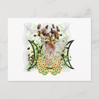 Red Hair Fairy Postkarte