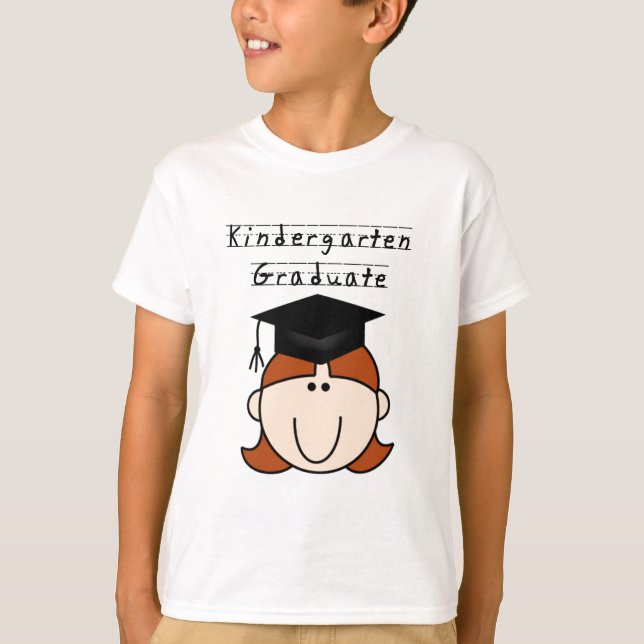 Red Hair Girl Kindergarten T-Shirt (Vorderseite)