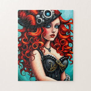 Red Haired Streampunk Woman