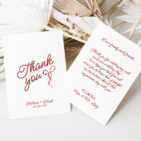 Red Hand Drawn Bow Ribbon Sketch Hochzeit