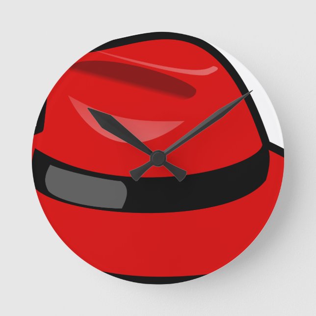 Red Hat Fedora Runde Wanduhr (Vorderseite)