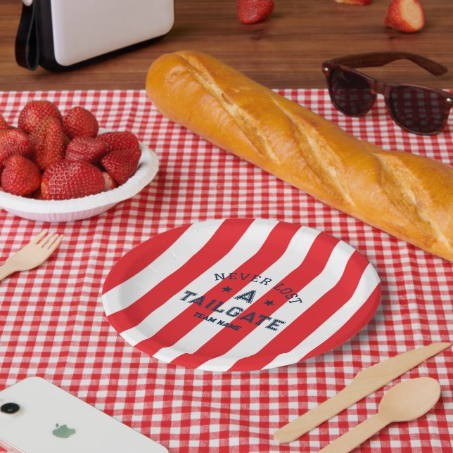 Red hat nie einen benutzerdefinierten Teamname Gam Pappteller (Picknick)