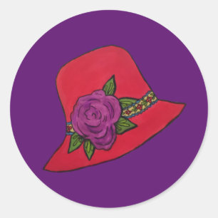 Red Hat Runder Aufkleber