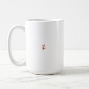 Red Hawaiian Hibiskus mit detaillierten Blättern u Kaffeetasse