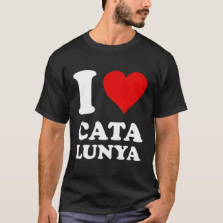 Red He I Liebe Catalunya T-Shirt