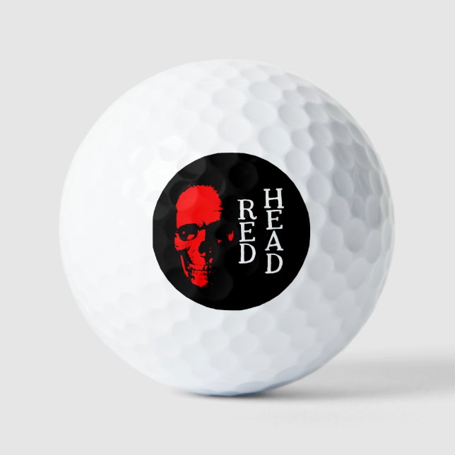 Red Head Golf Ball (Vorderseite)