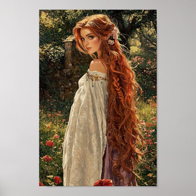 Red Headed Beauty Poster (Vorne)