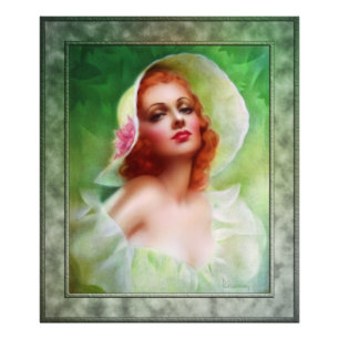 Red Headed Woman von Pearl Frush Brudon Fotodruck