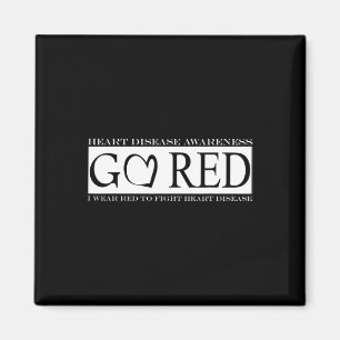 Red Heart Health Montag T-Shirt American Heart Hea Magnet