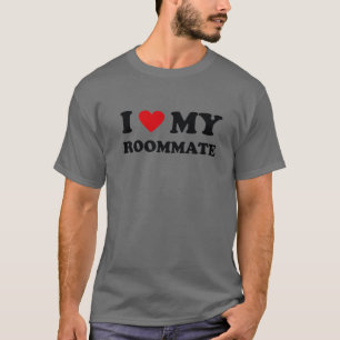 Red Heart - I Liebe Mein Mitbewohner T-Shirt