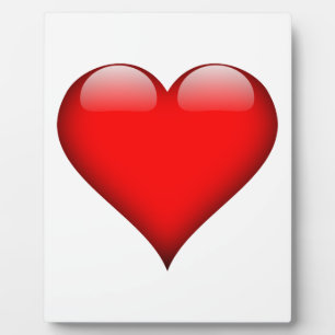 Red Heart Liebe Fotoplatte