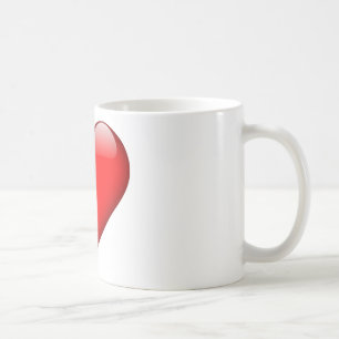 Red Heart Liebe Kaffeetasse