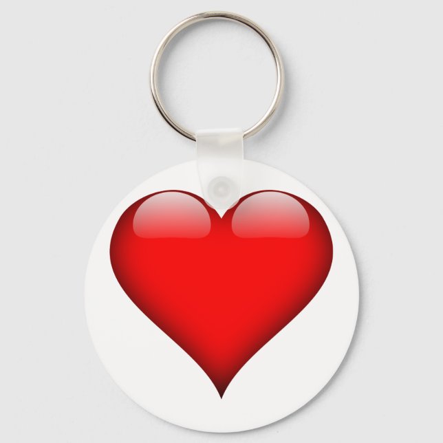 Red Heart Liebe Schlüsselanhänger (Vorderseite)