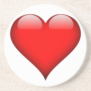 Red Heart Liebe Untersetzer