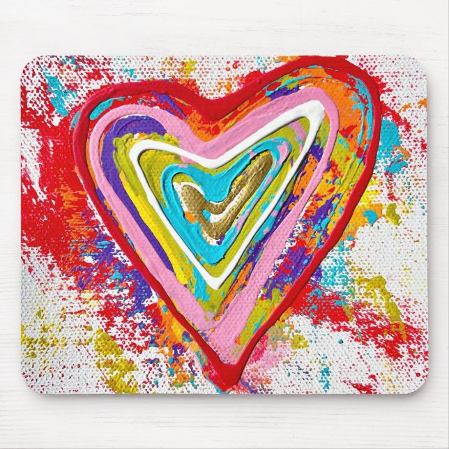 Red Heart Mousepad (Vorne)