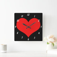 Red Heart Pattern Black Niedlich Valentine's Day G