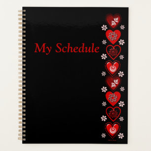 Red Heart Planner Planer