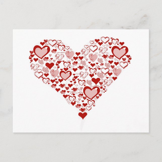 Red Heart Postkarte (Vorderseite)