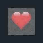 Red Heart Trendy Liebe Wedding Steinmagnet<br><div class="desc">Sie können die Schriftart und Farben leicht ändern. Sie können auch Ihr Logo und das Hintergrundbild hinzufügen,  wie Sie möchten.</div>