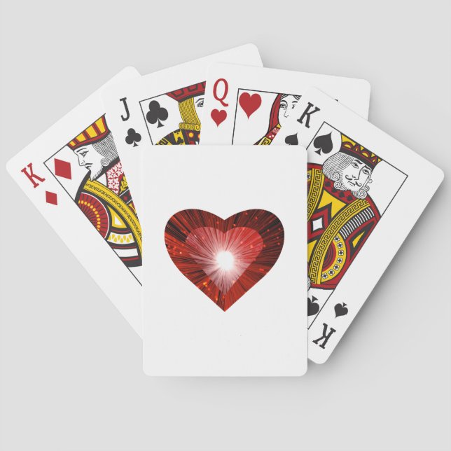 Red Heart White Spielkarten (Rückseite)