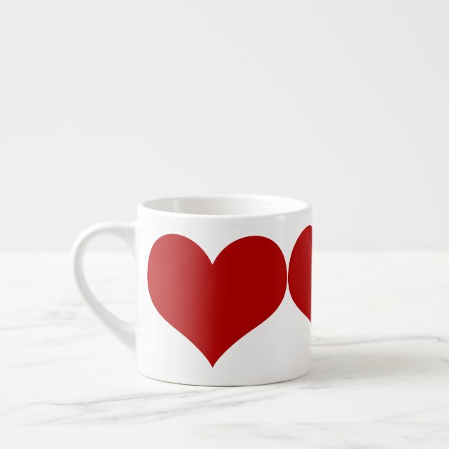 Red Hearts Espressotasse (Links)